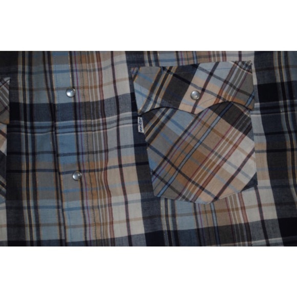 Vintage Levi's Button Down Shirt / Top Plaid - Picture 4 of 5